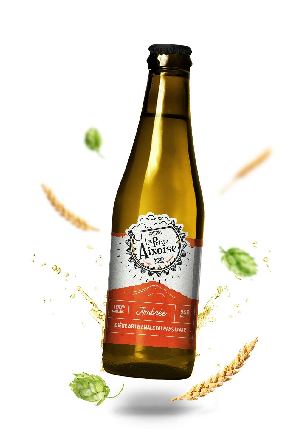 Ambrée (Amber Ale) - Bière Ambrée Artisanale de Provence (33cl)