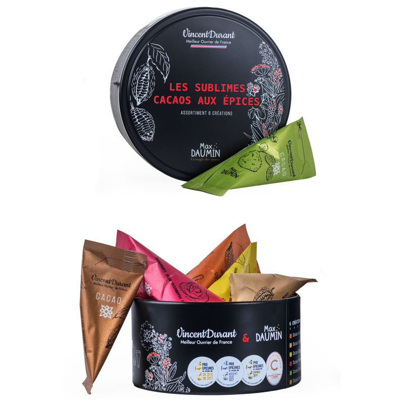 Coffret Cacao aux Épices Made in France — Berlingots Grands Crus | EMERO