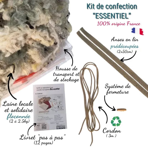 Kit essentiel (marmite norvégienne à confectionner) : Le kit DIY économique et créatif