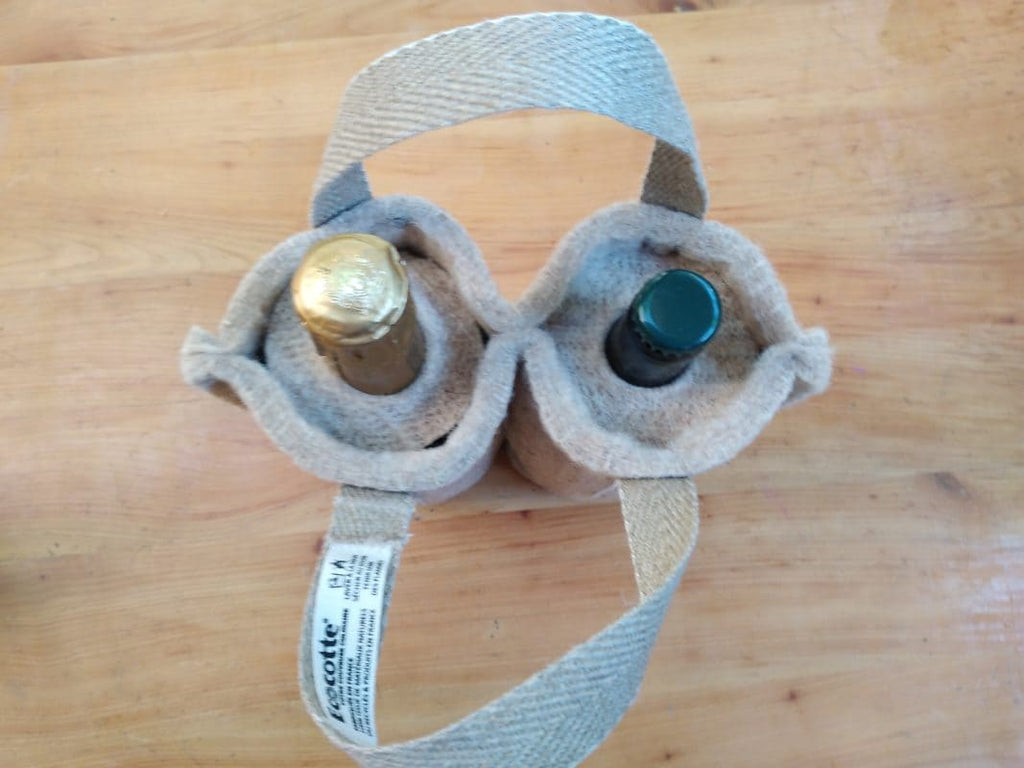 Double Pochette Isotherme Naturelle & Fabriquée en France | Laine & Lin BIO
