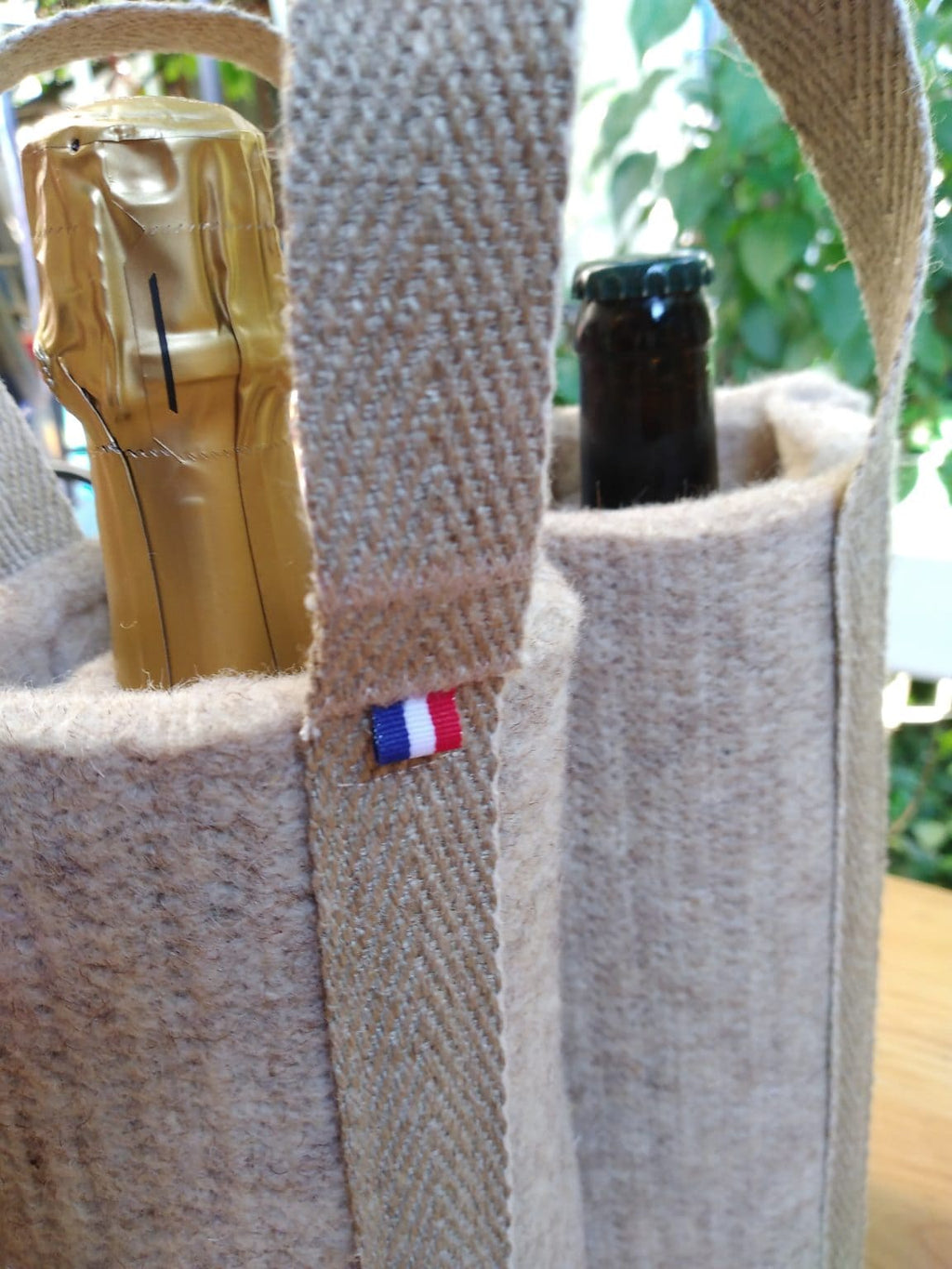 Double Pochette Isotherme Naturelle & Fabriquée en France | Laine & Lin BIO