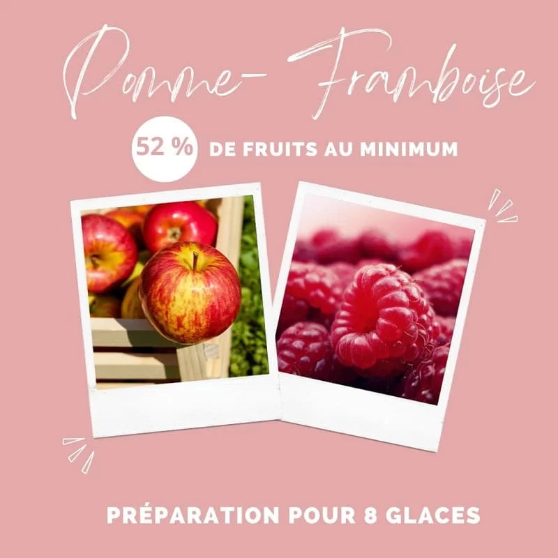 EMERO - Glace pour Chien / Pomme - Framboise- Origine : France 🐾