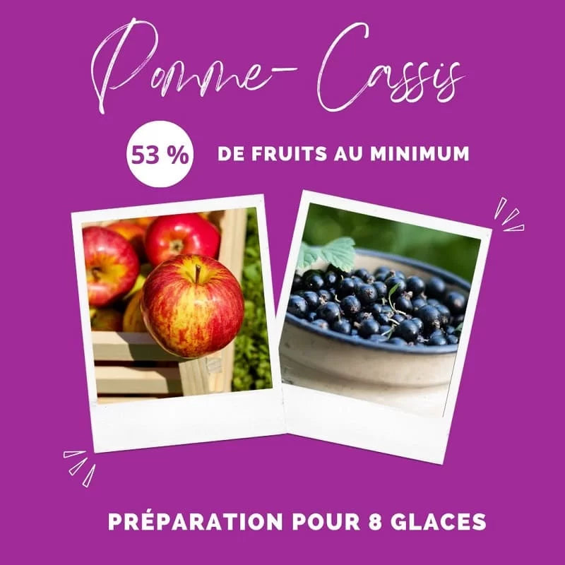 EMERO - Glace pour Chien / Pomme - Cassis - Origine : France 🐾