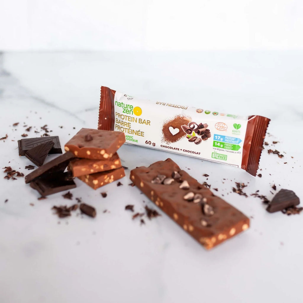 EMERO - Barres Protéinées Chocolat - Végétalienne - Bio et Sans Noix - Origine : France
