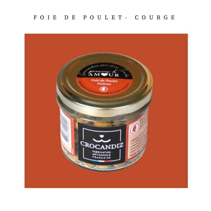 EMERO - Pot de friandises pour Chiens - Foie de Poulet - Origine : France