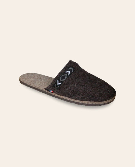 Chaussons Avoriaz Anthracite : Le confort alpin à vos pieds