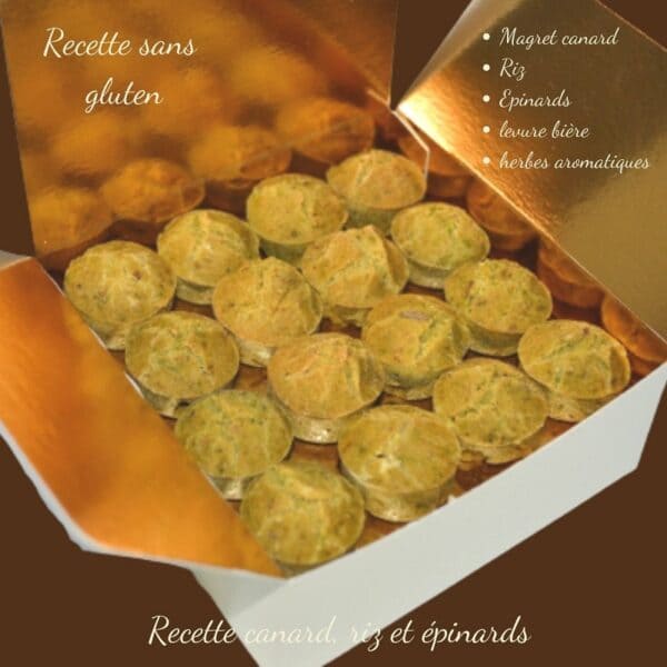 Biscuits Naturels pour Chien - Canard & Épinard & Fabriqués en France | Bio & Vitamines