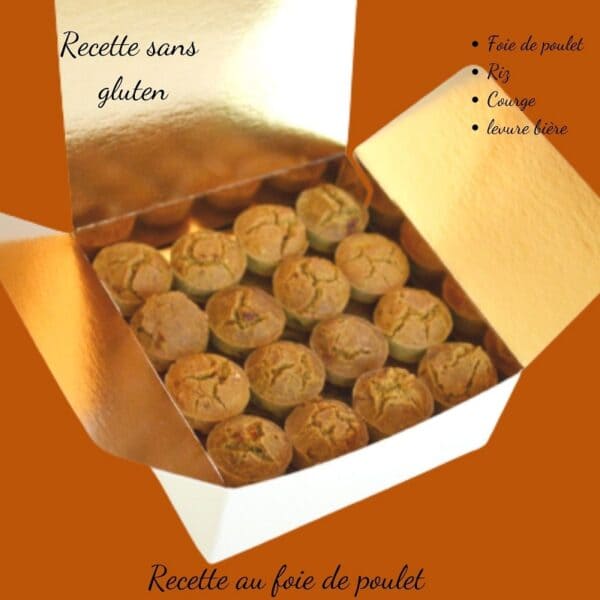 Biscuits Naturels pour Chien - Foie de Poulet & Potiron & Fabriqués en France | Bio & Digestifs
