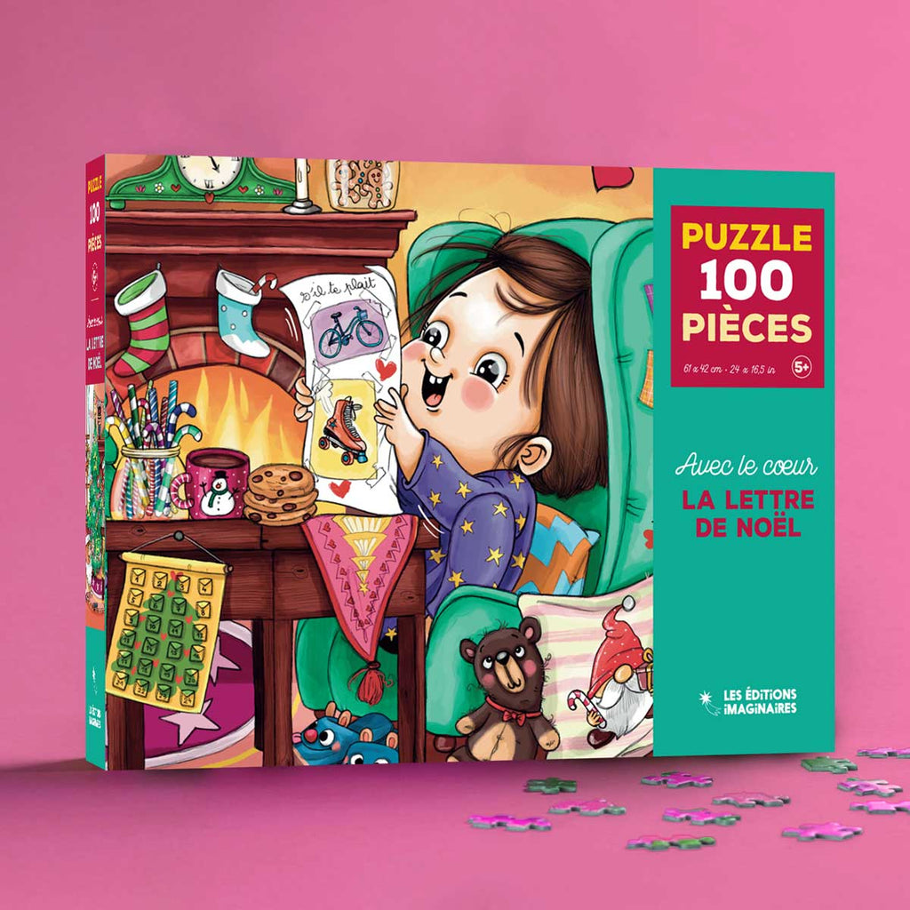 Puzzle pour Enfants : La Lettre de Noël - 100 Pièces