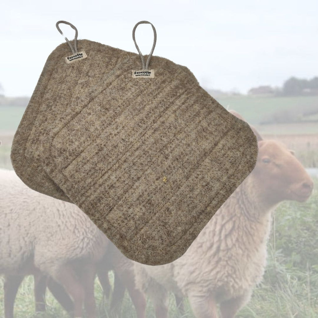Manique en Laine & Fabriquée en France (Lot de 2) | Protection Naturelle & Durable