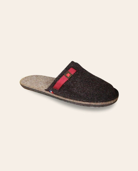 Chaussons Névache Anthracite : L'élégance sobre et montagnarde