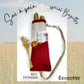 Sac à Pain en Lin & Fabriqué en France | Spécial Baguette Fraîcheur
