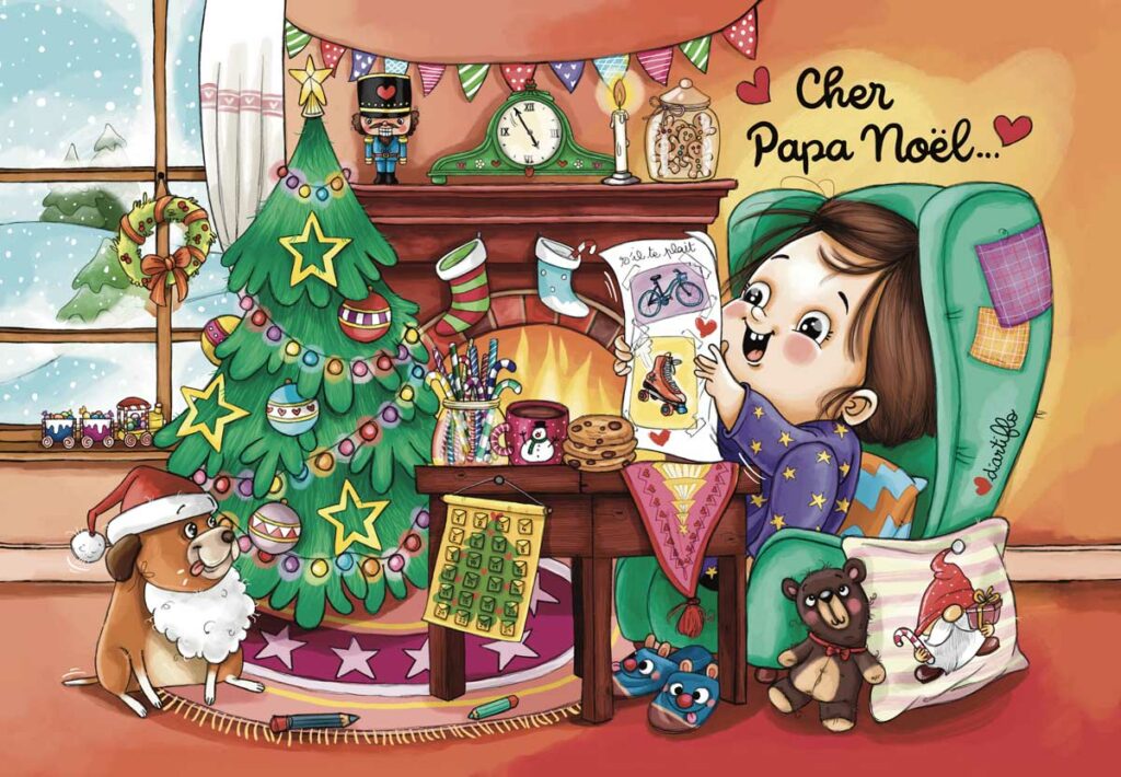 Puzzle pour Enfants : La Lettre de Noël - 100 Pièces