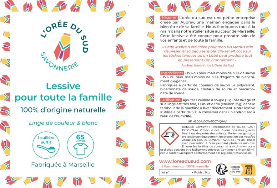 Lessive en Poudre Naturelle & Fabriquée en France | Ultra-Puissante & BIO