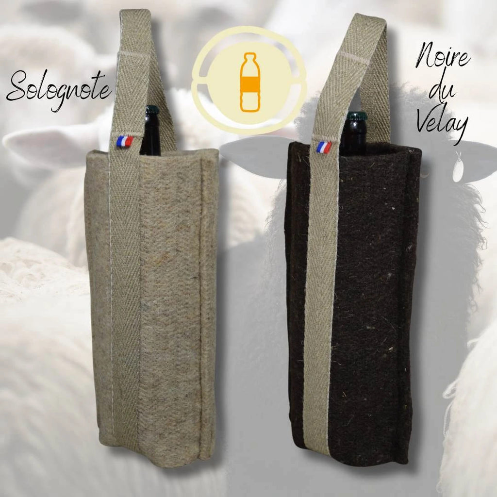 Pochette Isotherme Nomade 100% Naturelle & Fabriquée en France | Laine & Lin Écologique