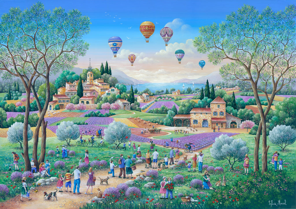 Le Ciel de Provence : Évadez-vous sous le Soleil du Sud avec ce Puzzle de 1000 Pièces