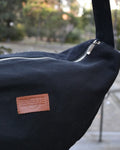 Sac Banane Demi Lune Noir – Fabriqué en France