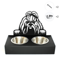 EMERO - Support Écuelles pour Chiens - Shih-tzu - Origine : France 🐾🇫🇷
