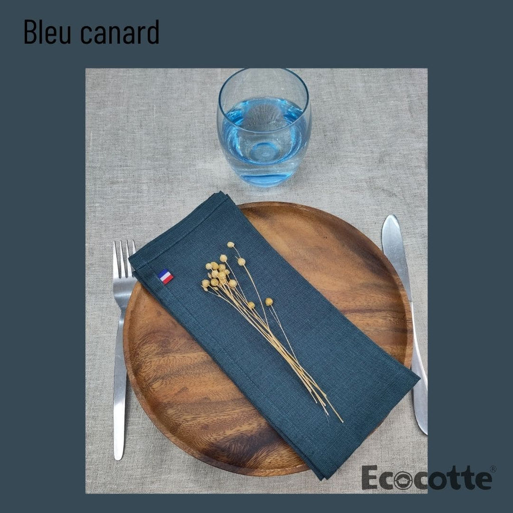 Serviette de Table en Lin Français & Fabriquée en France | Élégance Durable & Zéro Déchet