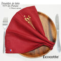 Serviette de Table en Lin Français & Fabriquée en France | Élégance Durable & Zéro Déchet