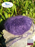 EMERO - Pure laine mohair à tricoter - Myrtille - Origine : France