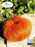 EMERO - Laine à tricoter - Mohair et Soie – Orange Cuivré  -  Origine : France