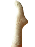 EMERO - Chaussettes Chaudes – Laine et Mohair - Ecru - Origine : Hérault (France)