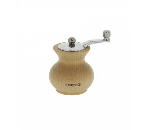Moulin à Sel de Buyer BOOGIE Bois Naturel (9 cm) | Compact, Mécanisme Acier Inoxydable Garanti à Vie