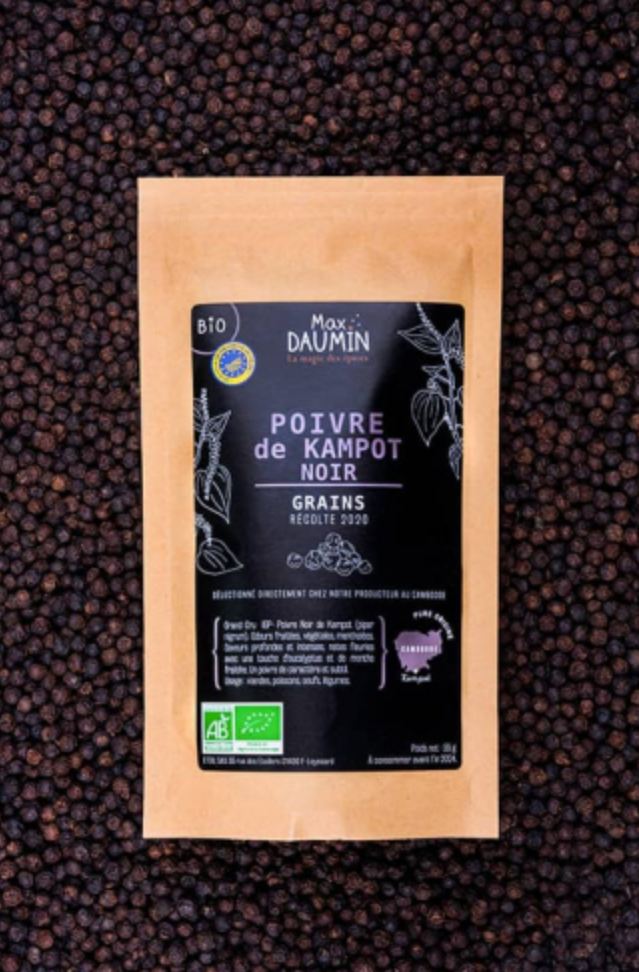 EMERO - Poivre noir de Kâmpôt Bio & IGP - Origine : France