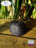 EMERO - Fil Plume à tricoter - Mohair et Soie - Gris Ardoise - Origine : France 🧶