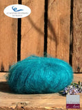 EMERO - Laine à tricoter - Mohair et Soie - Bleu Lagon - Origine : France