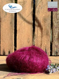 EMERO - Laine à tricoter - Mohair et Soie - Bourgogne - Origine : France