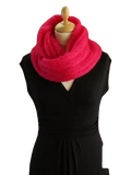 EMERO - Snood - Mohair et Soie - Rose Fushia - Origine : France