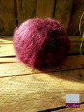 EMERO - Pure laine mohair à tricoter - Prune - Origine : France