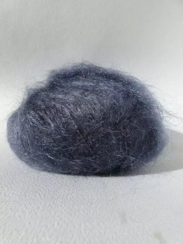 EMERO - Laine à tricoter - Mohair et Soie - Gris Ardoise - Origine : France