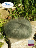 EMERO - Laine à tricoter - Mohair et Soie - Vert Kaki -  Origine : France