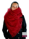 EMERO - Etole Femme - Rouge Grenade - Soie et Mohair - Origine : France
