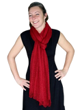 EMERO - Etole Mariage - Mohair et soie - Rouge - Origine : France